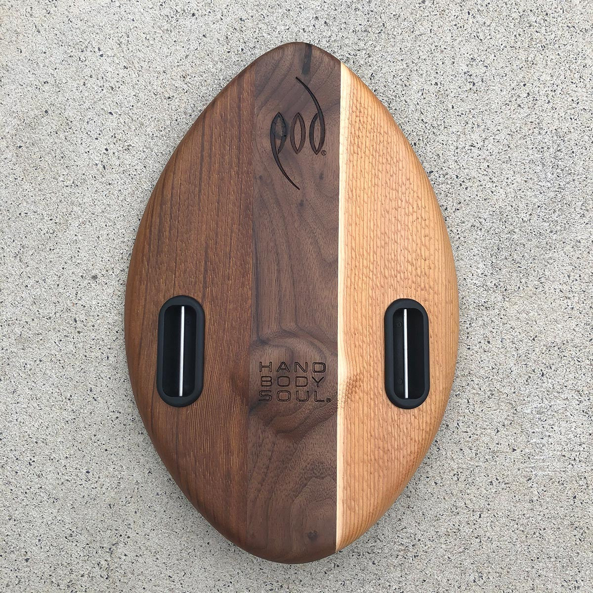 WOO 300mm 12inch Wood POD Handboards - Bodysurfing Handplane