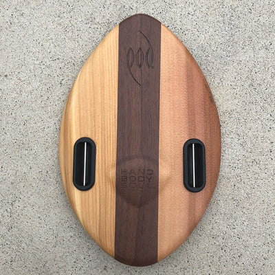 WOO 300mm 12inch Wood POD Handboards - Bodysurfing Handplane