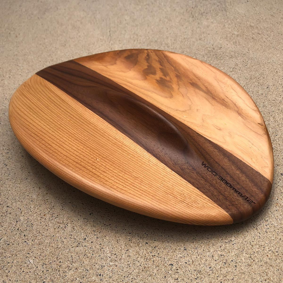 WOO Keel Fin Walnut POD Handboard
