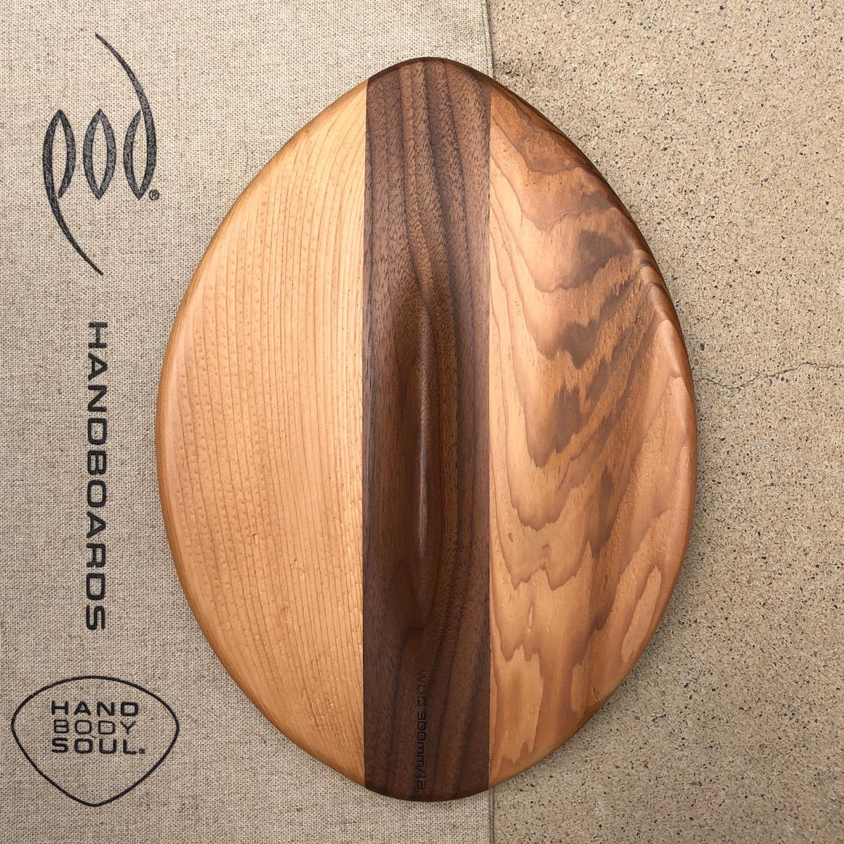 WOO 300mm 12inch Wood POD Handboards - Bodysurfing Handplane