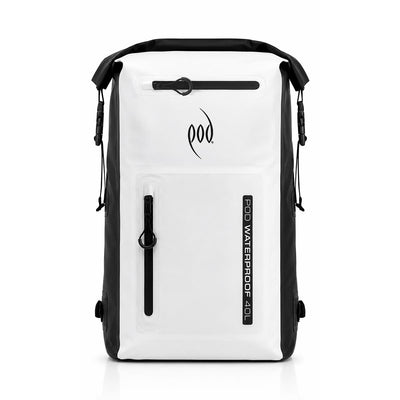 Waterproof Backpack 40L Black/White