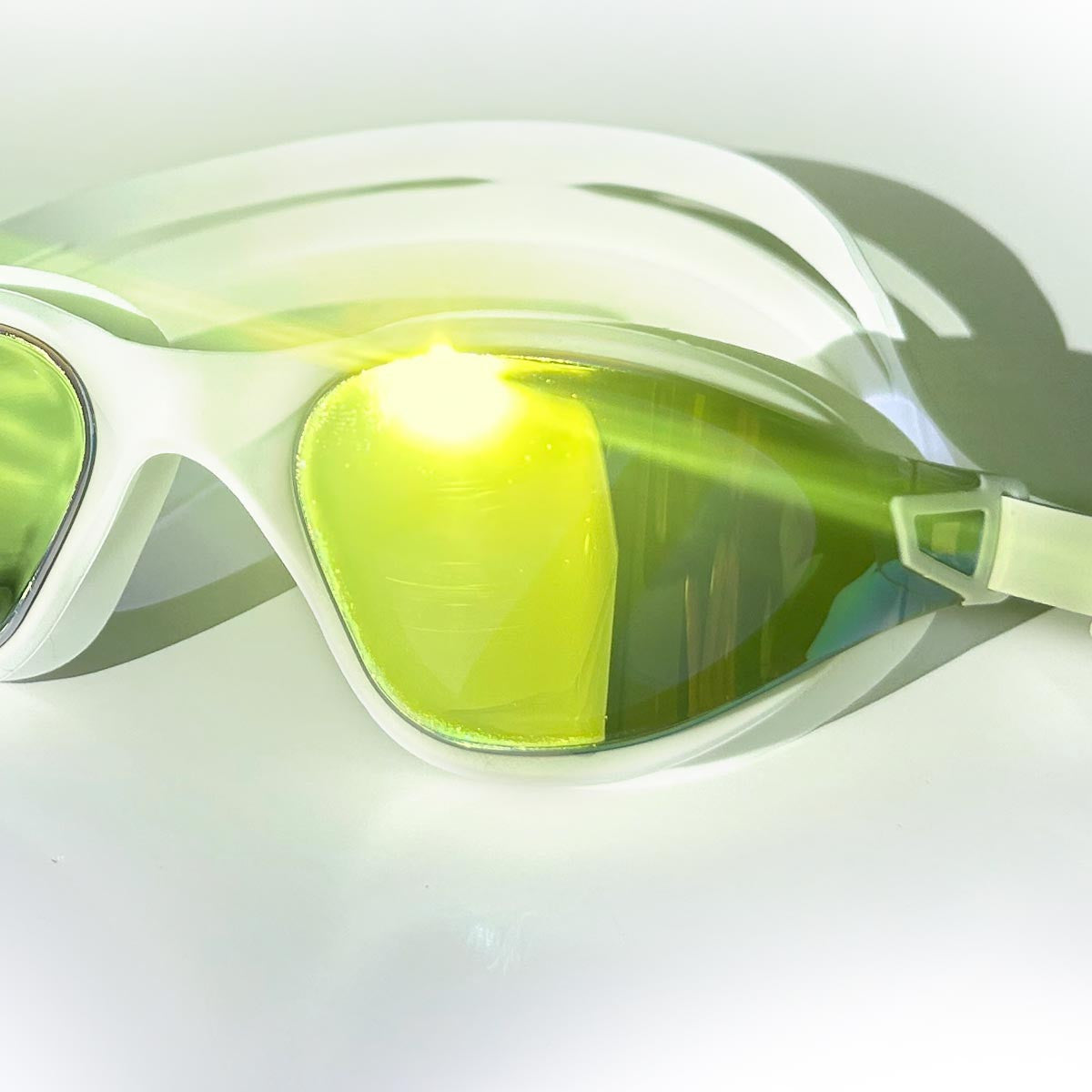 PF1 POD Fins + AquaLuxe Gold Mirror Goggles Swim Bundle