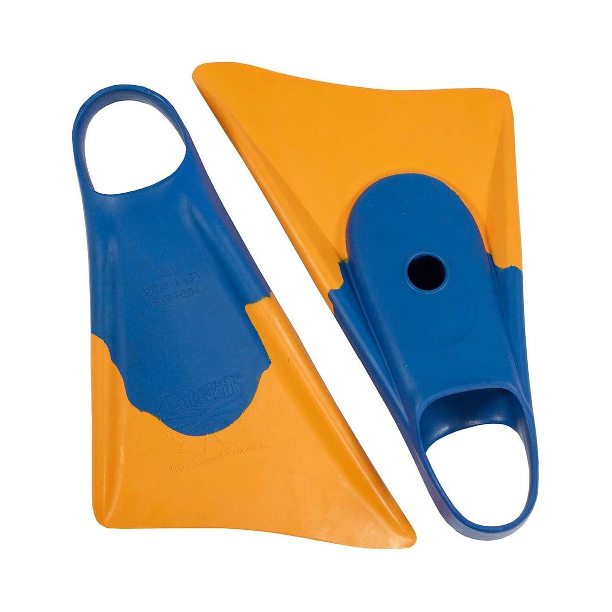 Churchill Makapuu Swim Fins Classic Blue/Yellow Bodyboarding