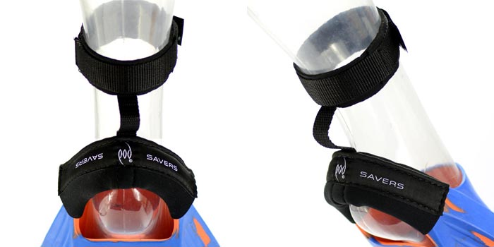 POD Swim Fin Savers and Heel Protectors POD Swim Fin Savers and Heel Protectors - neoprene padded heel protector with single webbing retention strap