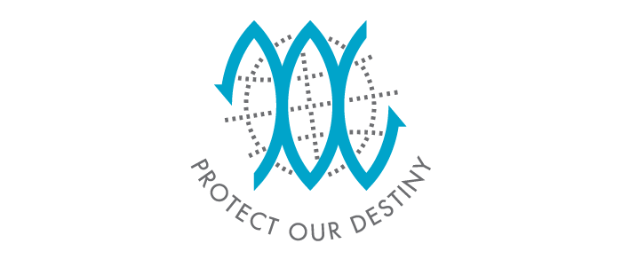 POD = Protect our Destiny - Recycling Logo