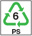 Recycling Code 6 PS Recycling Code 6 PS - Polystyrene